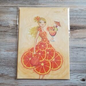 Papyrus Bella Pilar Glitter Girl's Night Friendship Greeting Card with Recipe